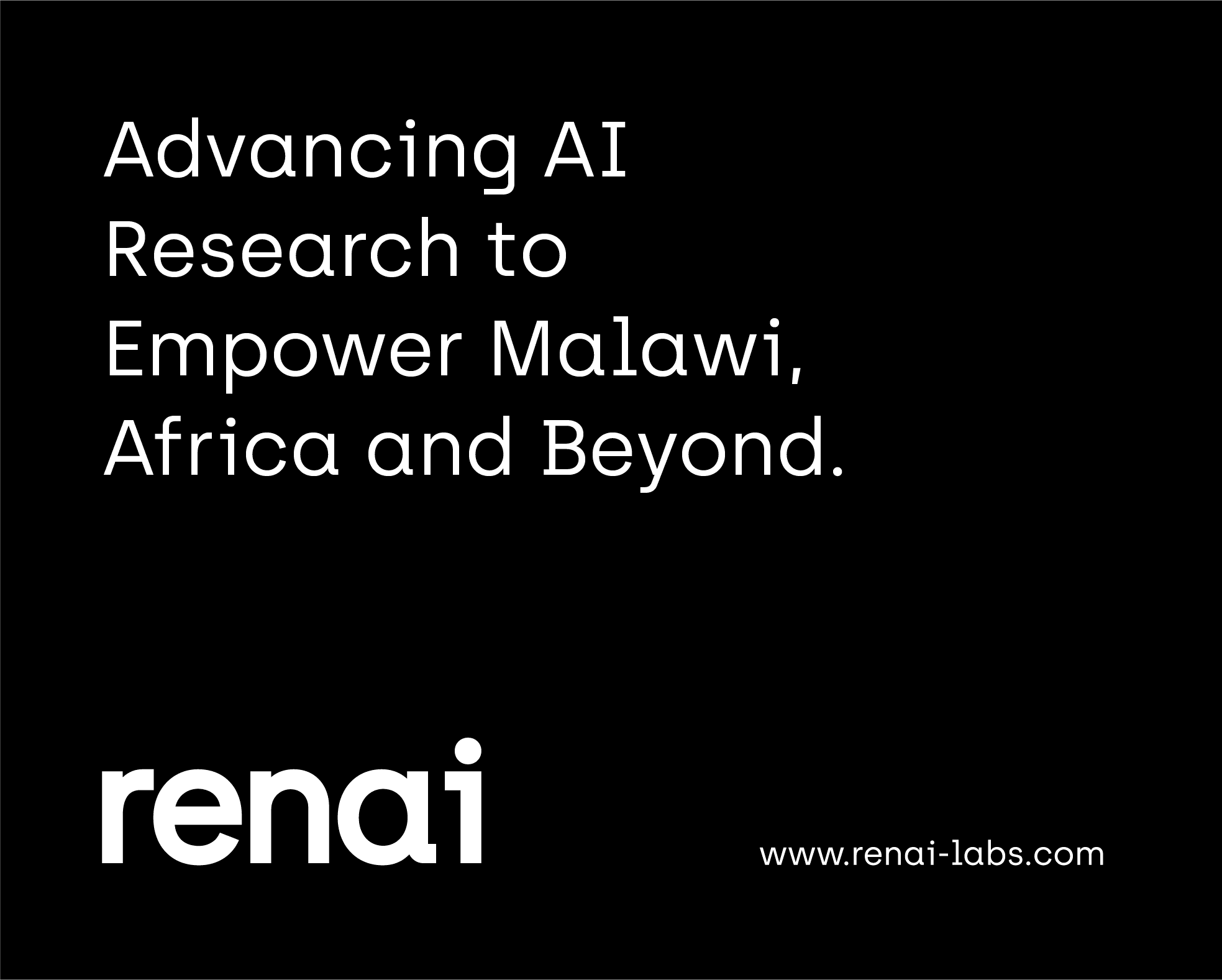 Advancing AI Research to Empower Malawi, Africa and Beyond.